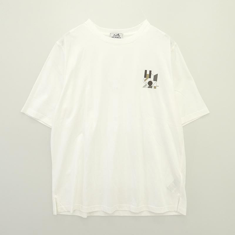 エルメス イタリア製 JEU D’ADRESS ミニレザーパッチ ジュ ダドレス レザーパッチ ロゴ 半袖 Tシャツ 買取実績