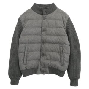 ヘルノ シルクカシミア×ローゲージカシミア ニット スタンドカラー コンビ ダウンブルゾン ジャケット 買取実績