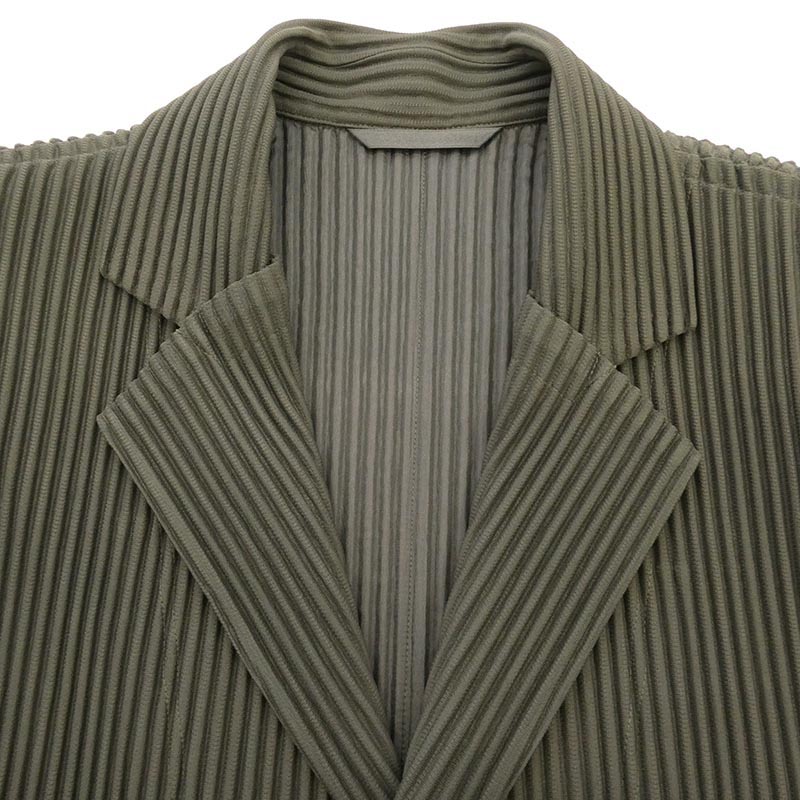 オム プリッセ イッセイミヤケ 19AW HP93JD214 2B Pleated Tailored Jacket プリーツ テーラード ジャケット 買取実績 画像