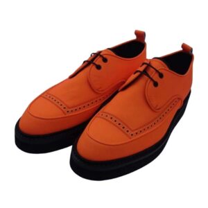 キッズラブゲイト TOM ポインテッドトゥ VIBRAM社製 ビブラム EVスポンジソール レザー シューズ オレンジ オレンジ系 ブラック系 買取実績 画像
