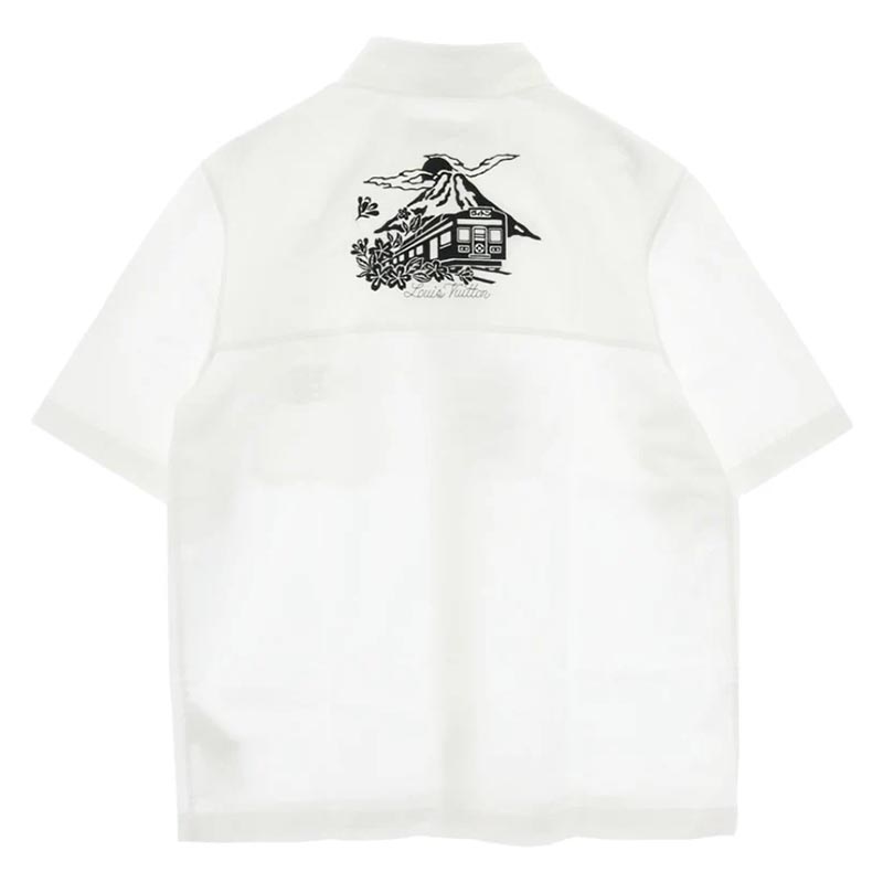 ルイ・ヴィトン 25AW HTS76W × NIGO ニゴー エンベリッシュド 刺繍 コットン 半袖シャツ 買取実績 画像