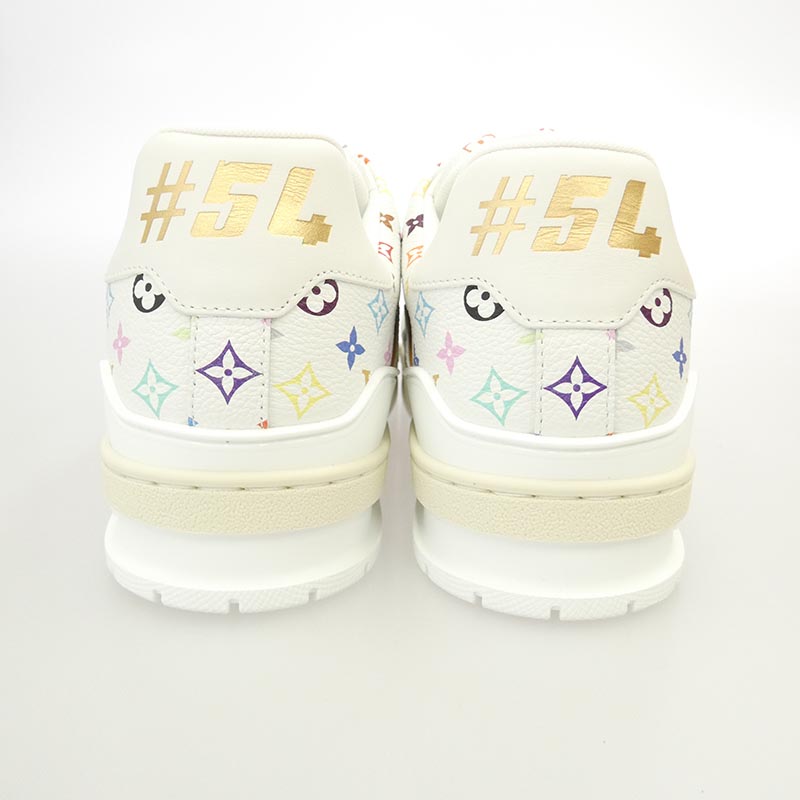 ルイヴィトン 26SS 1AHEKU × Takashi Murakami Monogram LV × TM LV トレイナー ローカット スニーカー 村上隆 モノグラム総柄 買取実績 画像
