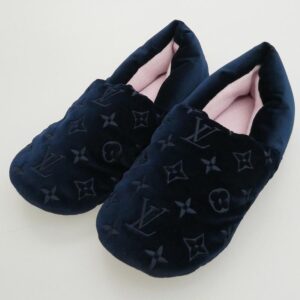 ルイヴィトン ドリーミーライン ルームシューズ モノグラム 刺繍 ベルベット スリッパ 収納袋付 買取実績
