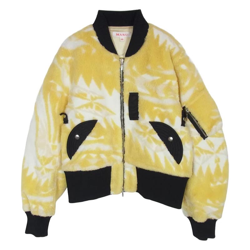 MASU 22AW MVFW-BL0222 JACQUARD NATIVE FLEECE BOMBER JACKET 買取実績