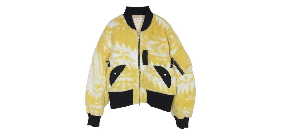 MASU 22AW MVFW-BL0222 JACQUARD NATIVE FLEECE BOMBER JACKET 買取実績