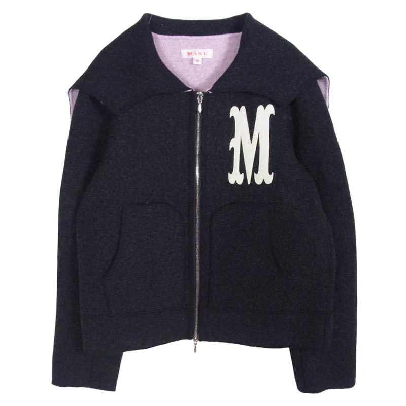 MASU 24AW MPFW-BL0124 BAT COLLAR ZIP UP JACKET 買取実績