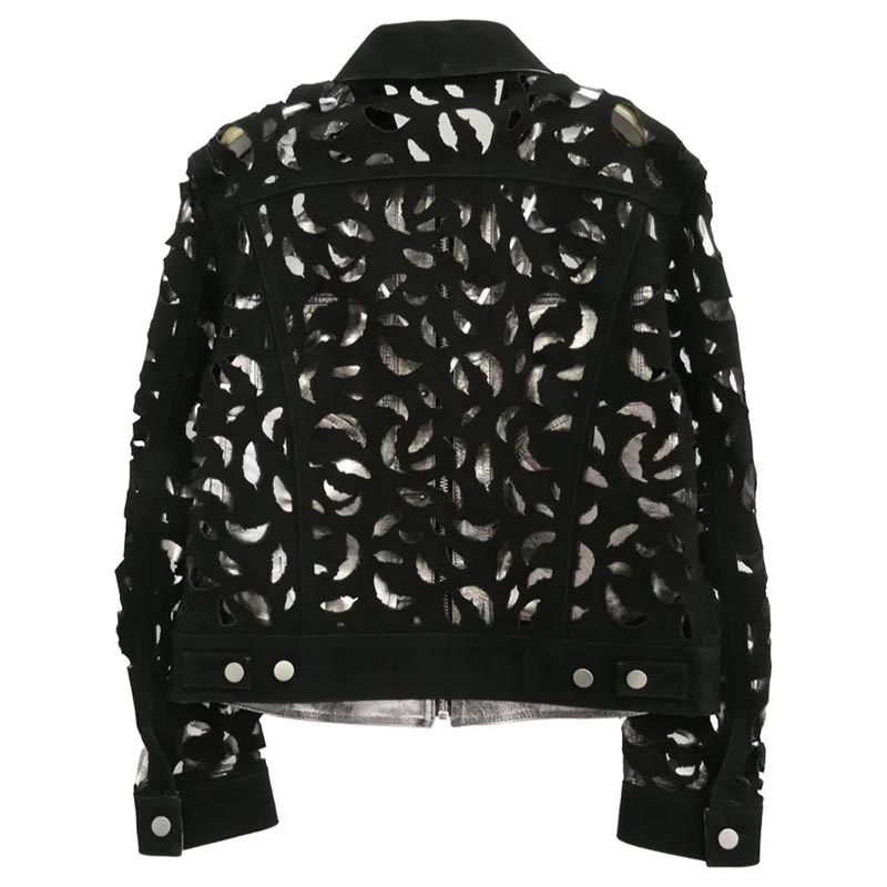 MASU 24SS MASS-BL0924 WING-CUT LEATHER TRUCKER JACKET ウィングカット レザー トラッカージャケット 買取実績 画像