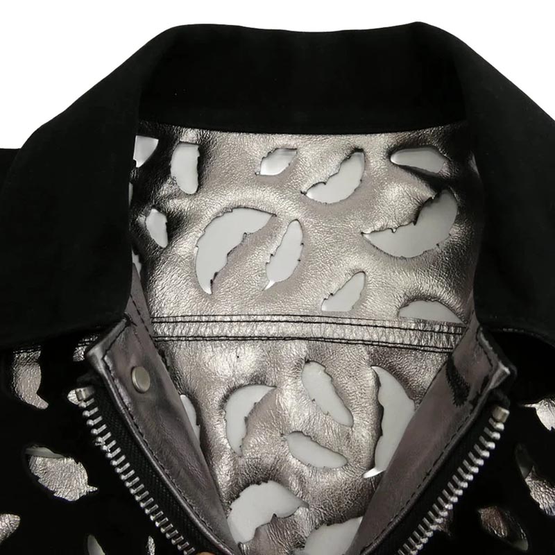 MASU 24SS MASS-BL0924 WING-CUT LEATHER TRUCKER JACKET ウィングカット レザー トラッカージャケット 買取実績 画像