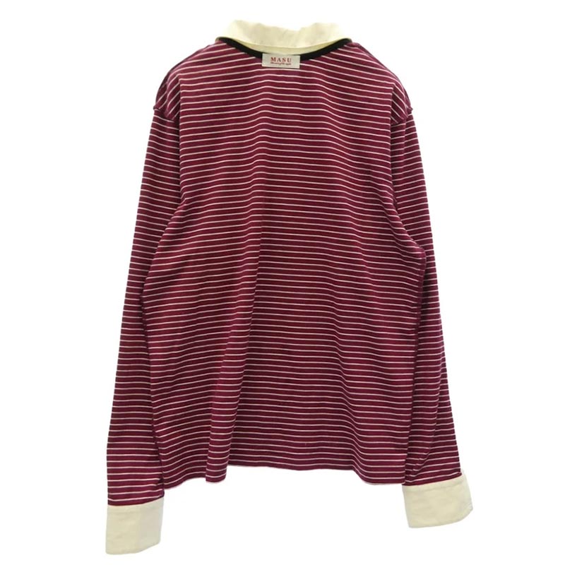 MASU 26SS M26U6CS009 OPPOSITE STRIPE PULLOVER SHIRT オポジット ストライプ プルオーバー 長袖 シャツ 買取実績 画像