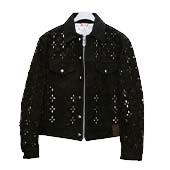 エムエーエスユー MASU 23SS DIAMOND-CUT LEATHER JACKET ダイヤモンドカット レザージャケット 画像