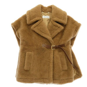 マックスマーラ 25AW NEWABAVO Camel ニューアバボ キャメル テディベア ケープ ファー ボア アウター コート 買取実績