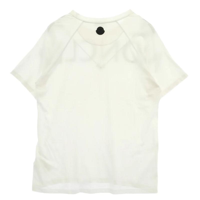 モンクレール 21SS G10918C7C510 MAGLIA GIROCOLLO T SHIRT マグリア ジロコルロ ラバーロゴ ワッペン ロゴプリント 半袖 Tシャツ カットソー 買取実績 画像