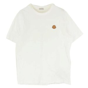 モンクレール 23SS I20918C00051 8390T フロントロゴ レザー ワッペン クルーネック 半袖 Tシャツ 買取実績