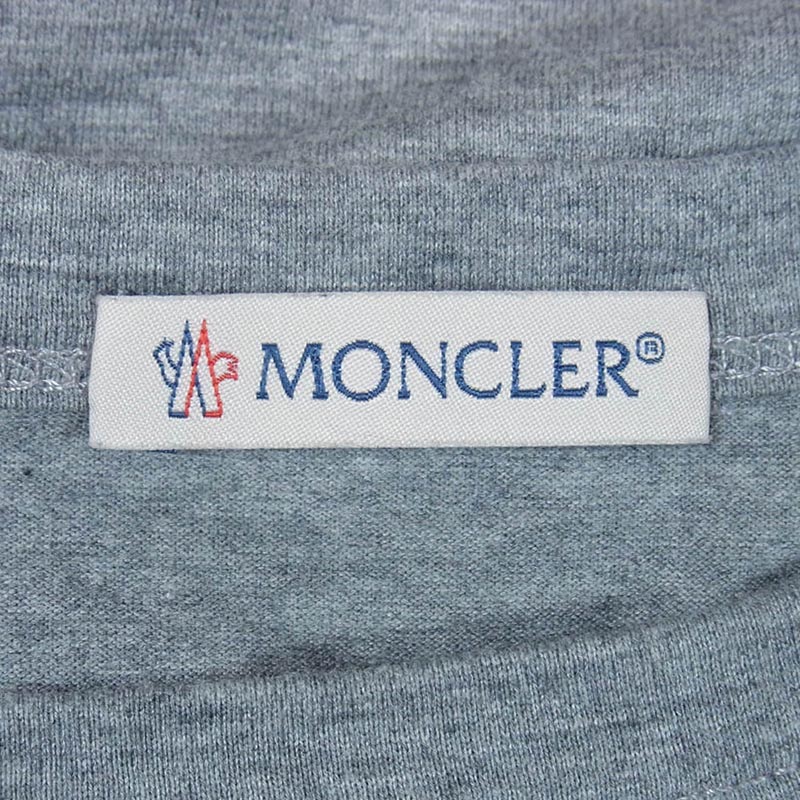モンクレール D20918032500 8390Υ MAGLIA ダブルロゴワッペン 半袖 Tシャツ 買取実績 画像