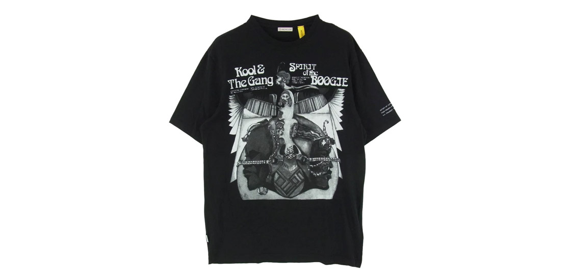 モンクレール F209U8C70510 8392B × FRAGMENT フラグメント モンクレールジャパンタグ GENIUS ジーニアス MAGLIA T-SHIRT Kool & the Gang プリント Tシャツ 半袖 カットソー 買取実績
