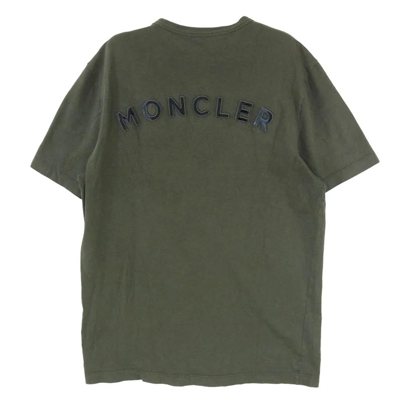 モンクレール G10918C7E210 8390T モンクレールジャパンタグ MAGLIA T-SHIRT ラバーロゴワッペン バックロゴ Tシャツ 半袖 カットソー 買取実績 画像