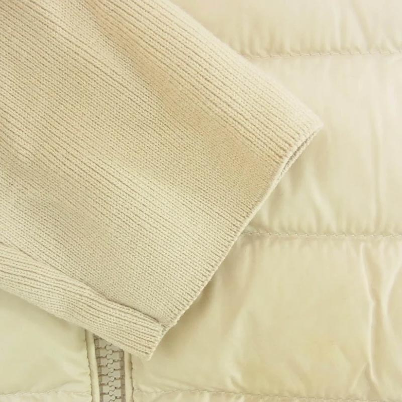 モンクレール L19549800005 CARDIGAN TRICOT カーディガン トリコット ダウン ジップアップ ジャケット 買取実績 画像