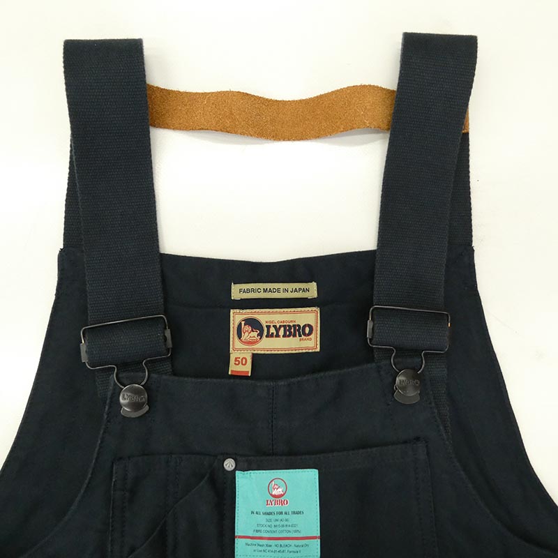 ナイジェルケーボン 8039-13-50530 LYBRO NAVAL DUNGAREE SPLIT デニム切替 モールスキン オーバーオール 買取実績 画像