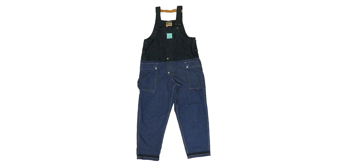 ナイジェルケーボン 8039-13-50530 LYBRO NAVAL DUNGAREE SPLIT デニム切替 モールスキン オーバーオール 買取実績
