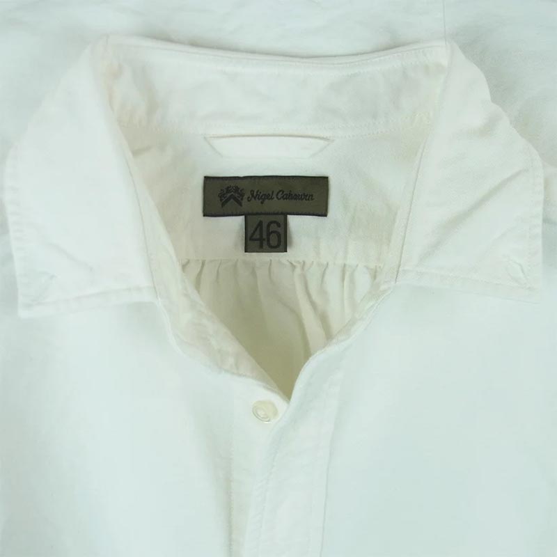 ナイジェルケーボン 8050-00-10005 BRITISH OFFICERS SHIRT TYPE-2 OX ブリティッシュ オフィサーズ オックスフォード BD ボタンダウン 長袖 シャツ 買取実績 画像