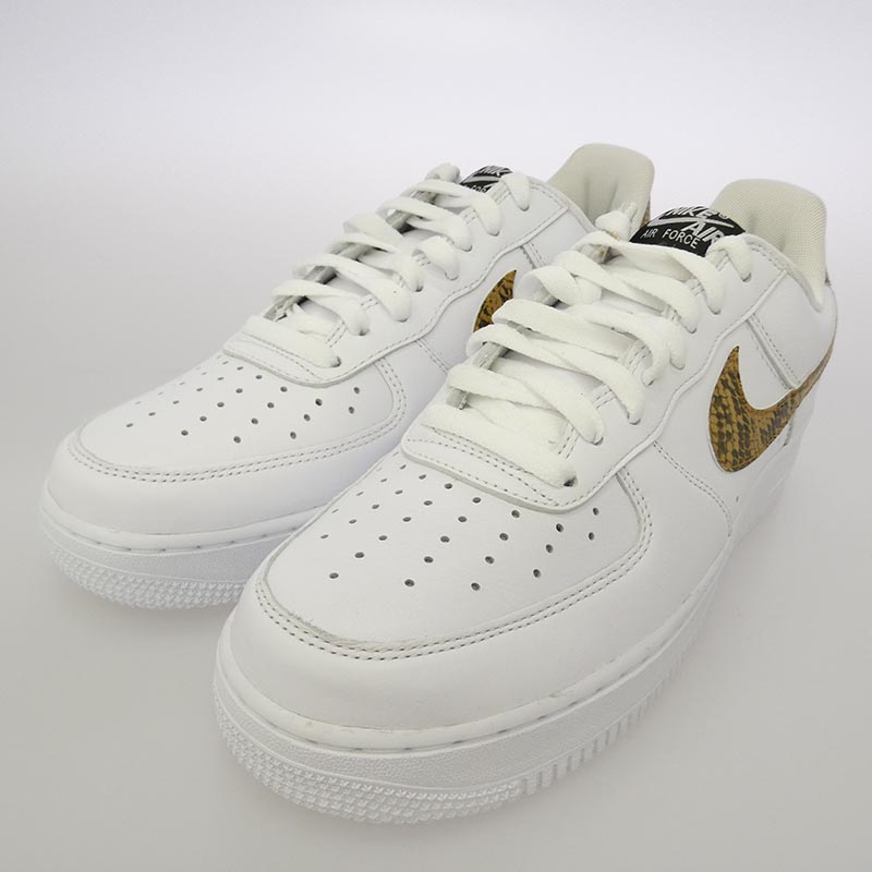 ナイキ 19SS AO1635-100 Air Force 1 Low Retro PRM QS Ivory Snake エアフォース1 ロー レトロ プレミアム アイボリースネーク スニーカー 買取実績 画像