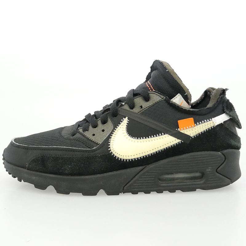 ナイキ AA7293-001 × Off-White Air Max 90 BLACK/BLACK-CONE-WHITE オフホワイト エアマックス ローカット スニーカー 買取実績