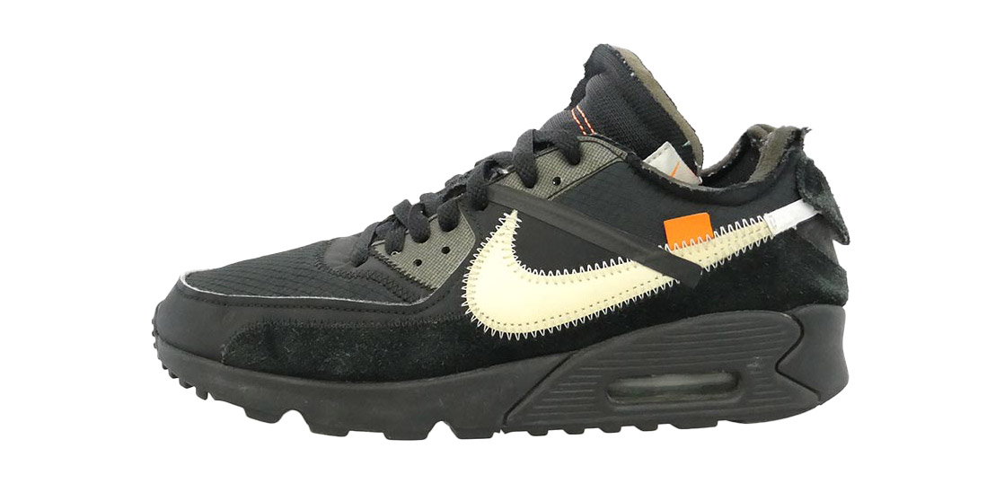 ナイキ AA7293-001 × Off-White Air Max 90 BLACK/BLACK-CONE-WHITE オフホワイト エアマックス ローカット スニーカー 買取実績