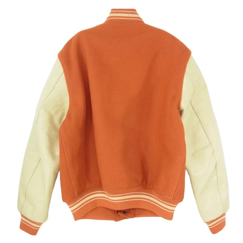 リアルマッコイズ ジョーマッコイ Ball Park Wool Varsity Jacket ボール パーク ウール バーシティ 袖レザー切替 ジャケット スタジャン 買取実績 画像