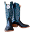 リオスオブメルセデス Rios of Mercedes Men's Black Full Quill Boot 画像