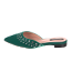 Velvet Crystal Embellishments Mules 画像
