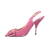 ロシャス ベルベット ボウ アクセンツ スリングバック パンプス 画像