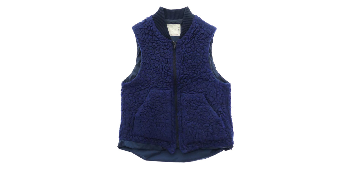 サカイ 13AW 13-00469M Pile zip vest 買取実績