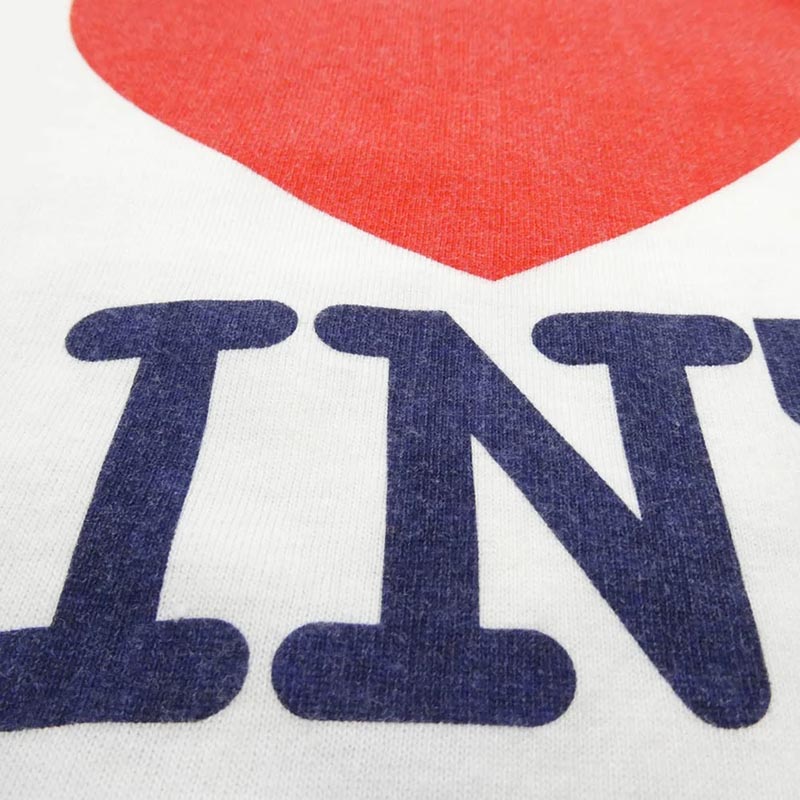 セントマイケル 26SS SM-MK8-0000-018 I LOVE SAINT_SS T-SHIRT ヴィンテージ加工 リンガー 半袖 Tシャツ 買取実績 画像