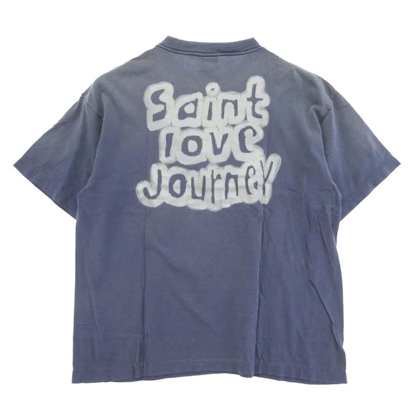 セントマイケル 26SS SM-MK8-0000-020 SAINT SERVICE_SS T-SHIRT ヴィンテージ加工 半袖 Tシャツ 買取実績 画像