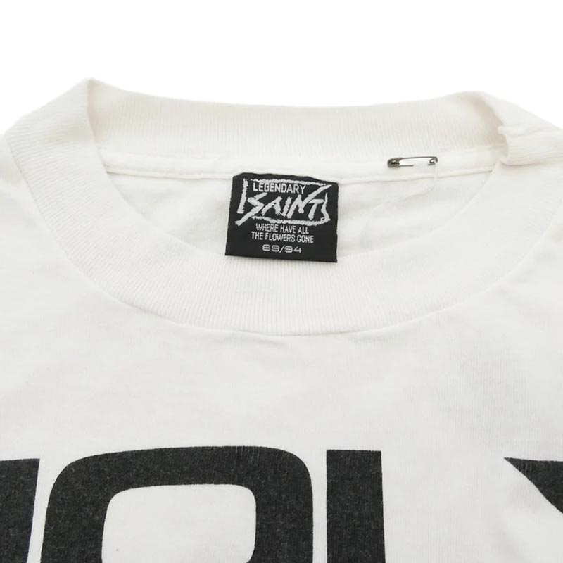 セントマイケル 26SS SM-MK8-0000-C08 x 河村康輔 HOLY LOVE KK_SS T-SHIRT ヴィンテージ加工 半袖 Tシャツ 買取実績 画像