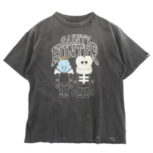 セントマイケル 26SS SM-MK8-0000-C28 x BOUNTY HUNTER バウンティーハンター BH_SS TEE SKULL-K&BABY-M ヴィンテージ加工 半袖 Tシャツ 買取実績 画像