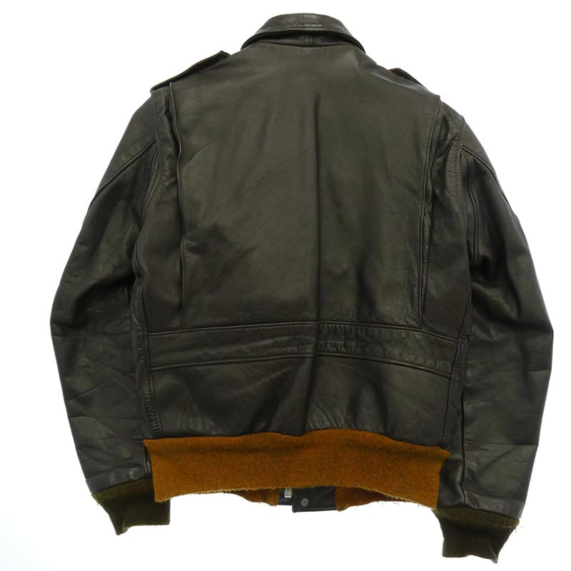 ショット A-2タイプ フルジップ フライト レザージャケット 買取実績 画像