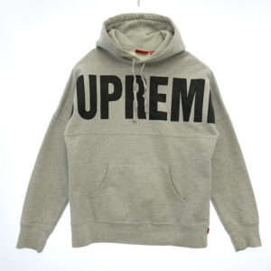 シュプリーム 14AW Banner Pullover Hoodie バナー プルオーバー フーディー ロゴ パーカー 買取実績 画像