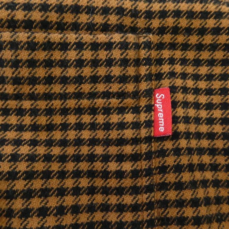 シュプリーム 16AW Houndstooth Flannel Shirt ハウンドトゥース コットン フランネル 長袖シャツ 買取実績 画像