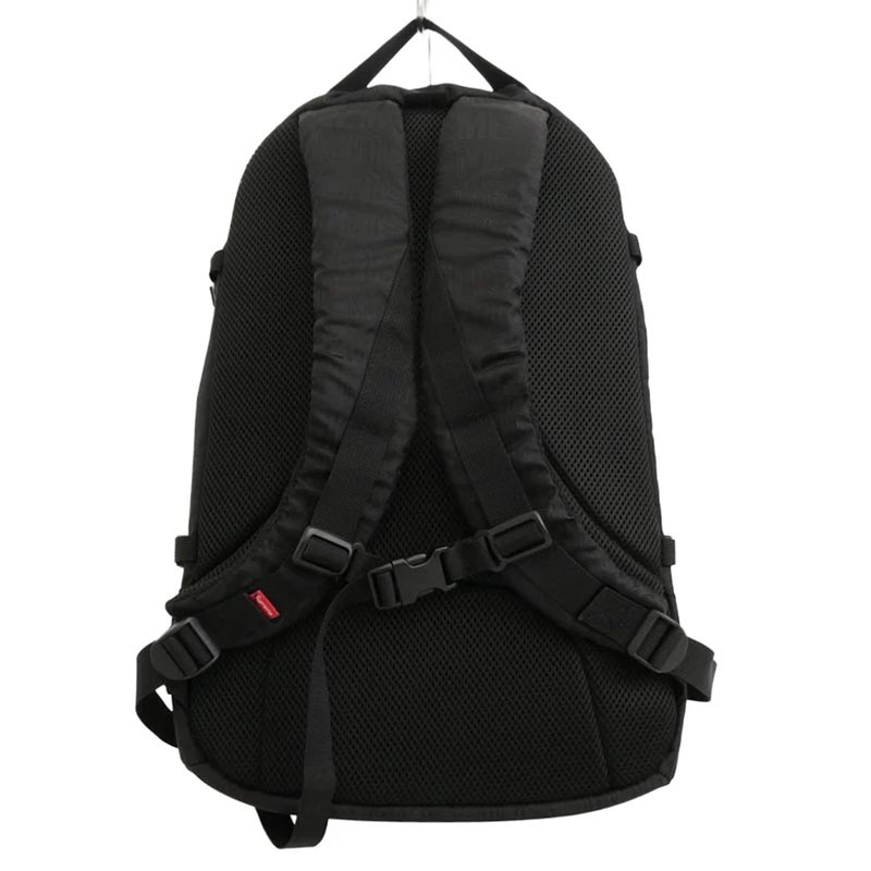 シュプリーム 19SS SUP-SS19-17 Backpack Black 総柄 ボックス ロゴ バックパック リュック 買取実績 画像