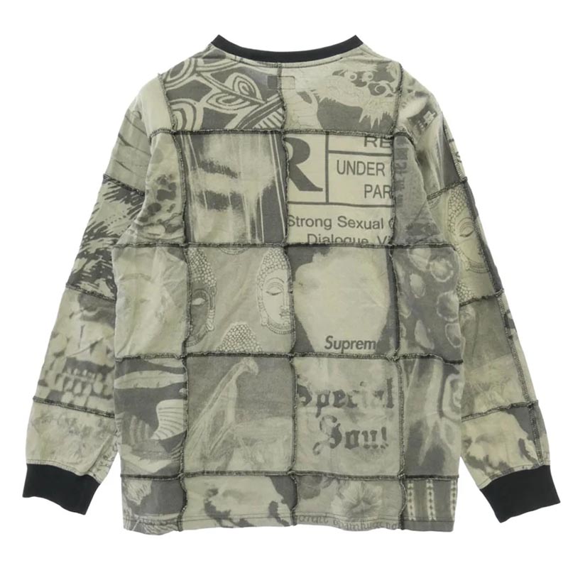 シュプリーム 21SS Mosaic Patchwork L/S Top モザイク パッチワーク ロングスリーブ カットソー 買取実績 画像
