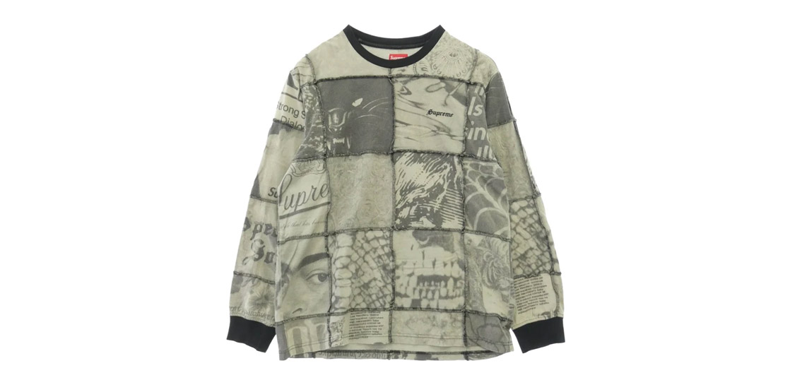 シュプリーム 21SS Mosaic Patchwork L/S Top 買取実績