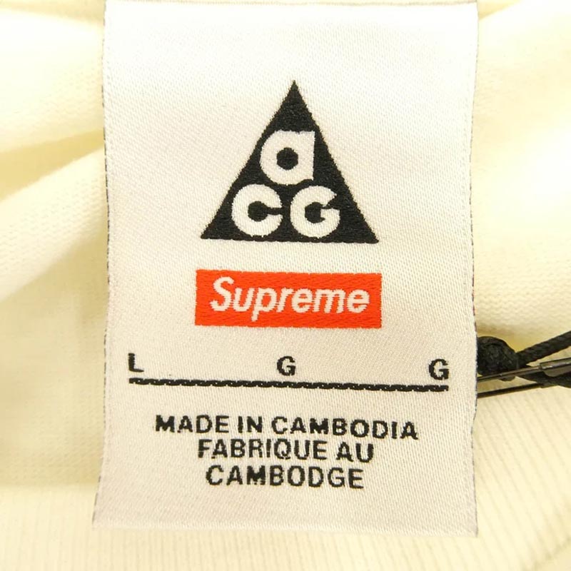 シュプリーム 22AW DO6860-133 × NIKE ACG ナイキ ACG Grid Tee フォトプリント Tシャツ 半袖 カットソー 買取実績 画像