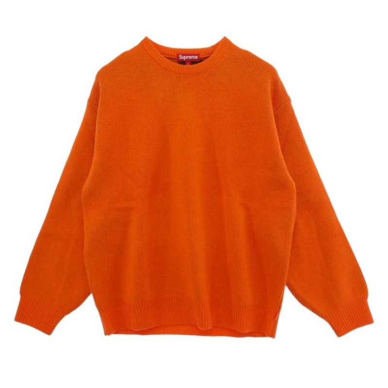 シュプリーム 24AW × Thrasher SWEATER スラッシャー バック クロスプリント セーター ロゴ ニット 買取実績 画像
