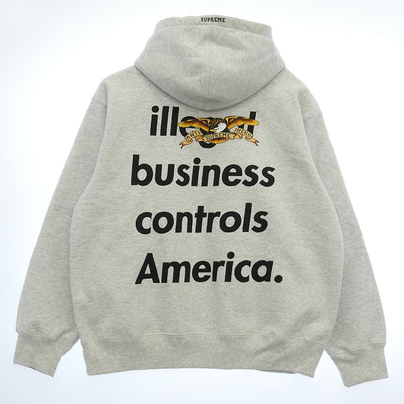 シュプリーム 25AW x ANTIHERO Hooded Sweatshirt アンタイヒーロー フード スウェットシャツ パーカー 買取実績 画像