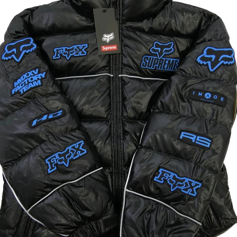 シュプリーム 25AW x Fox Racing フォックスレーシング Shiny Down Puffer Jacket シャイニー ダウン パファー ジャケット 買取実績 画像