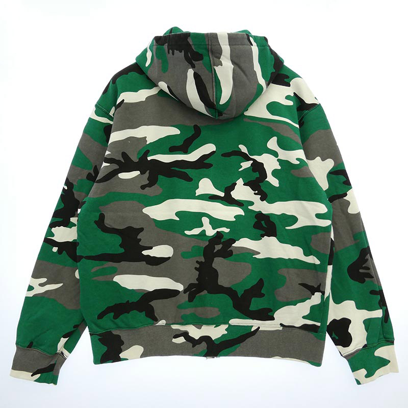 シュプリーム 25AW Small Box Zip Up Hooded Sweatshirt スモールボックスロゴ カモ ジップアップ パーカー 買取実績 画像