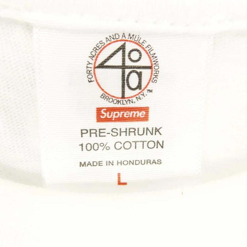 シュプリーム 25SS × 40 Acres 40エイカーズ Spike Tee フォトプリント スパイク Tシャツ 半袖 カットソー 買取実績 画像