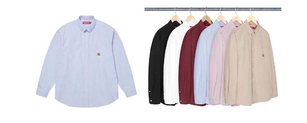 Supreme 2026AW Week1発売予定アイテムまとめ｜ブランド古着買取専門店LIFELoose Fit Flannel Oxford Shirt 26,400円 画像