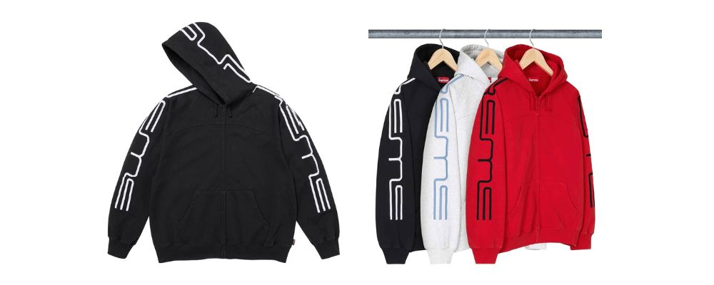 Supreme 2026AW Week1発売予定アイテムまとめ｜ブランド古着買取専門店LIFEConnect Zip Up Hooded Sweatshirt 31,900円画像